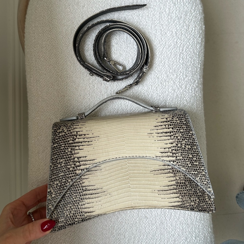 Amazing Condition KYRA Handbag. EXOTIC LEATHER - Picture 7 of 7